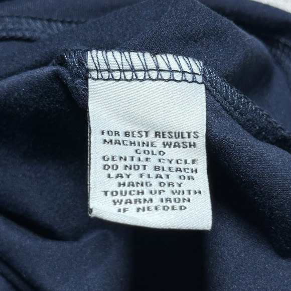 NEW Straight Down Ballard 1/4 Zip Golf Pullover Mens Medium Navy Performance NWT - Picture 5 of 13